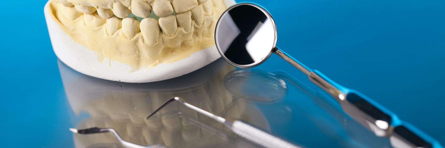 teeth mold and dental tools